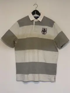 Polo by Ralph Lauren グレー ポロシャツ　ラガーシャツ M