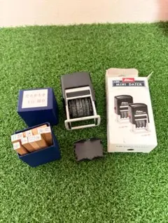 シャイニー 日付スタンプ S-300JP＆曜日ゴム印セット 2点