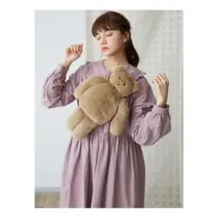 merry jenny teddyウエストポーチ ベージュ くまのサムネイル