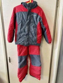 Columbia 子ども用スキーウェア 赤/グレー　xs「ぱち様専用」