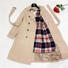 新品同様✨　マッキントッシュ　トレンチコート　ベージュ　ライナー　ウール　36のサムネイル