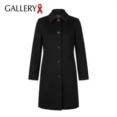 GALLERY レディース ロングコート L相当 黒のサムネイル