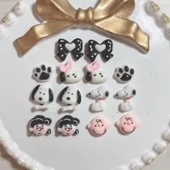 スヌーピー ネイルパーツ 14個セット