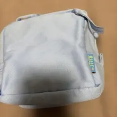 Bistric 水色ポーチ 魚型ジッパー