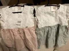 新品　petit mainワンピース色違い2枚セット