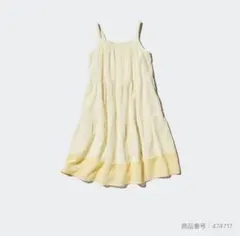 UNIQLO ノースリーブ ワンピース キッズのサムネイル