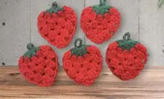 いちごモチーフ　5個セット