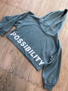 LOCK HEAVEN クロップドトレーナー グリーン