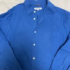 GLOBAL WORK 長袖シャツ M 青