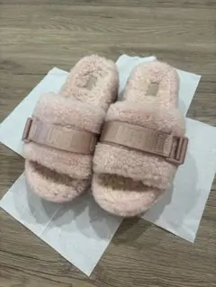 m*♡様 UGG ピンク ファーサンダル24cm