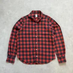 イタリア製 - Finamore フィナモレ ネルシャツ 色落ち個体