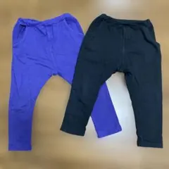 SUNBEAM パンツ 2枚セット パープル ブラック