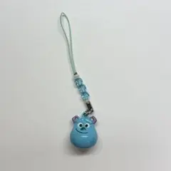 モンスターズインク サリー 鈴付き ストラップ