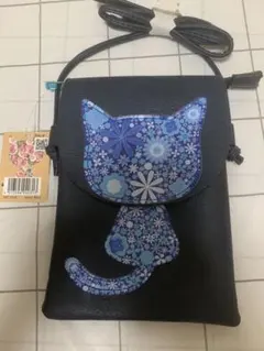 サコッシュ　ショルダーバック　猫デザイン