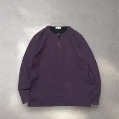 メンズ 長袖トップス L 00s ハーフジップ 重ね着 Y2K お兄系
