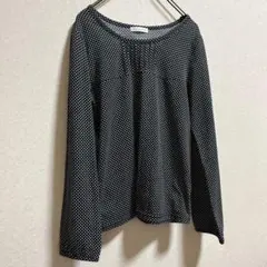 a.v.vスタンダード　長袖カットソー　水玉柄