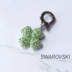 【新品】【完売品？】SWAROVSKI、スワロフスキー、クローバーキーチェーン 2025年最新】スワロフスキーキーホルダークローバーの人気