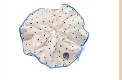 水玉模様 シフォンシュシュ