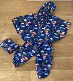 ベビーレインポンチョ　セットアップ　DADWAY