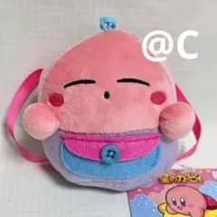星のカービィ　ミニリュックポーチ　カービィ　ポーチ　ぬいぐるみ　すやすや