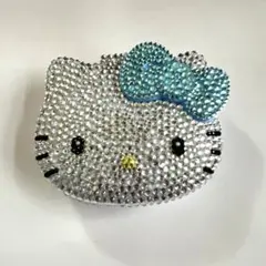 ハローキティ お薬ケース ラインストーンデコ キラキラ