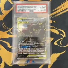 PSA10】ブラッキー&ダークライGX RR 010/031 - メルカリ