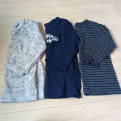 長袖肌着　95＆100　3点セット　記名なし