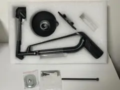 美品】PC モニターアーム ブラック【クランプ式】【グロメット式