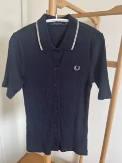 FRED PERRY ネイビー ポロシャツ 半袖 UK10
