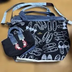 nis zapateros トートバッグ　2点セットのサムネイル