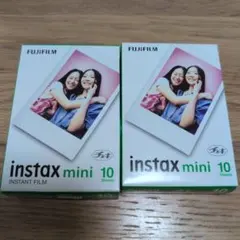 FUJIFILM instax mini チェキフィルム 20枚 (10枚×2)
