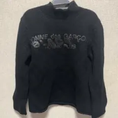 ハイネックニット AD2002 タートル ブラック ロゴ