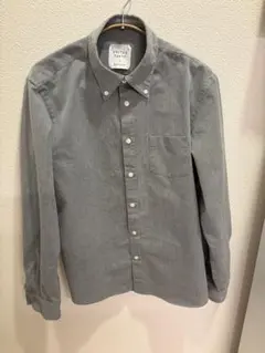 UNITED TOKYO ボタンダウンシャツ グレー Lサイズ