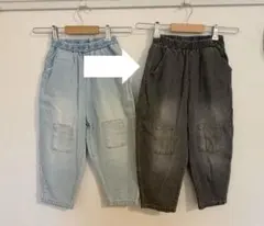 韓国子供服　oottbebe デニムパンツ　XL