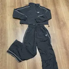 リーボック レディース ジャージ ジャケット パンツ ブラック 上下セット 黒