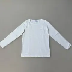 LACOSTE スリムフィット 長袖Tシャツ XS ホワイト白