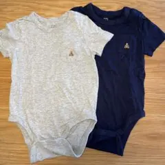 baby GAP ポケット付きロンパース 2枚セット