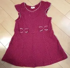 リボン付きワンピース