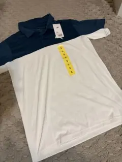 【新品タグ付】PUMA プーマ ポロシャツ Sサイズ ネイビー×ホワイト ゴルフ