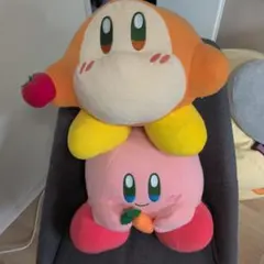 2個セット　星のカービィinナムコ　とれたて！プププやさいBIGぬいぐるみ