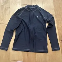 Nike 競泳 水着 ラッシュガード　XS 130 サイズ ブラック