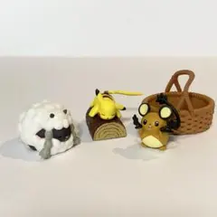 ポケモン フィギュアセット ウールー　ピカチュウ デデンネ