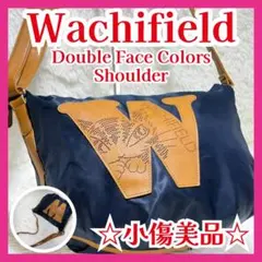 小傷美品☆ わちふぃーるど 猫のダヤン Wフェイスカラーズ ショルダー ネイビー