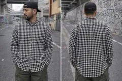 国内正規品 90s OLD STUSSY ギンガムチェックシャツ 裏地チェックS