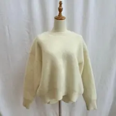 A DAY IN THE LIFEニットセーター　厚手　ナチュラルホワイト系