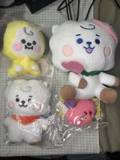 【新品あり】BT21 ぬいぐるみ マスコット 4点セット