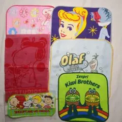 キャラクター ハンカチ セット 6枚入り