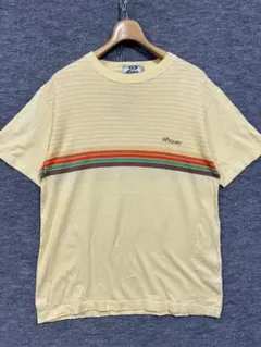 PIKO ピコ ロゴ刺繍 ボーダー tシャツ タグ付き y2k コットン M