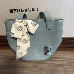 ちいかわハチワレ リボン付きショルダーバッグ