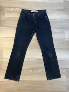 90s 00s GAP ブラックデニム　後染め　ブーツカット　517 カナダ製